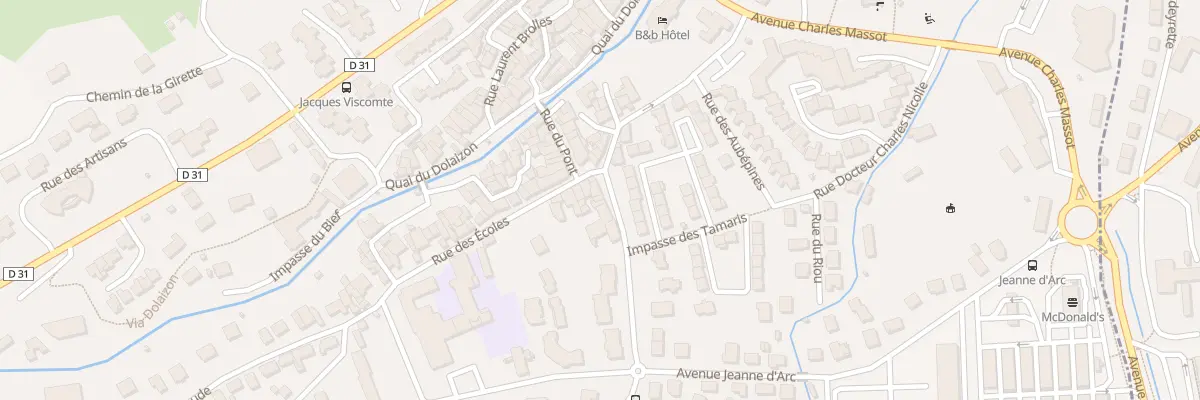 Plan du 20 Rue St Benoit à Vals-près-le-Puy