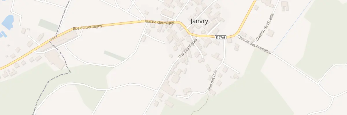 Plan du 8 Rue des Vignes à Janvry