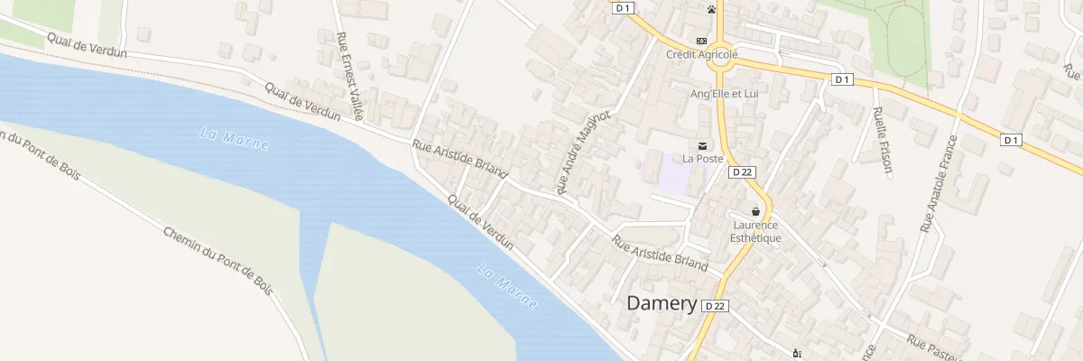 Plan du 1 Rue André Maginot à Damery