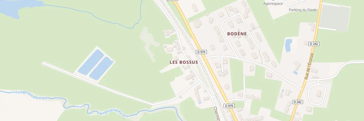 Plan du 5203 Les Bossus à Saint-Agnan