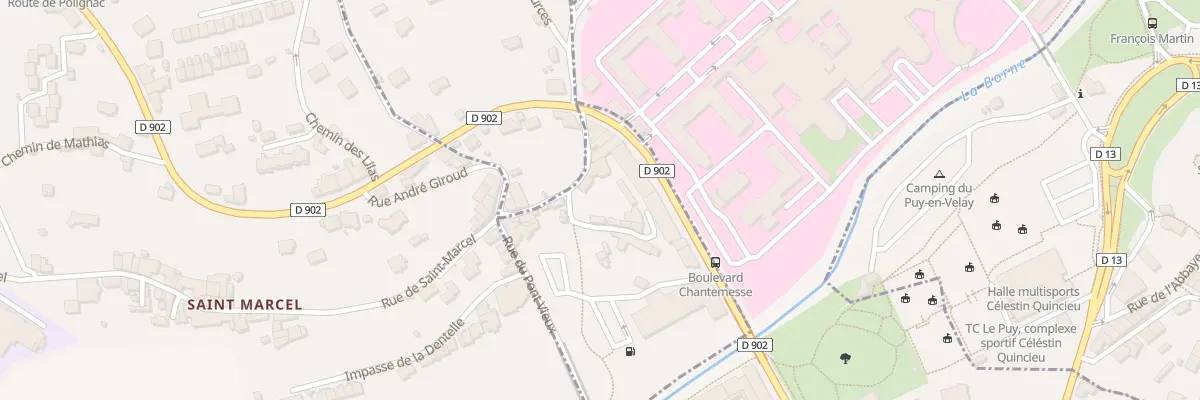 Plan du 3 Rue du Pont Vieux à Aiguilhe