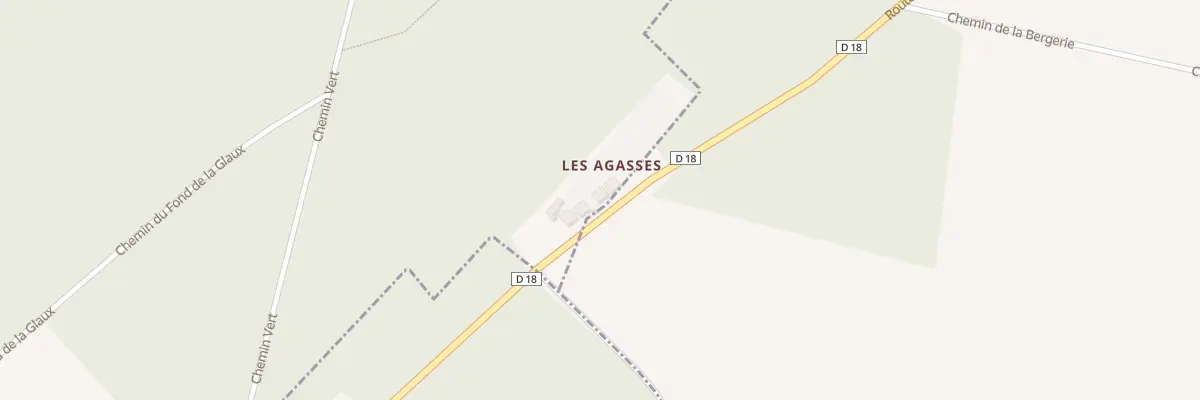 Plan du 5 Les Agasses à Montaigu