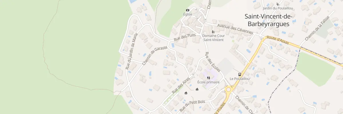 Plan du 42C Rue des Aires à Saint-Vincent-de-Barbeyrargues