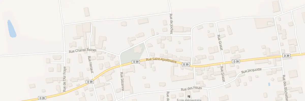 Plan du 38 Rue Saint Apollinaire à Broussy-le-Grand