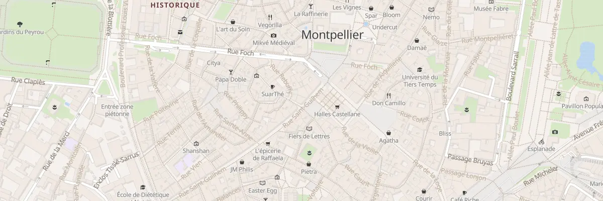 Plan du 3 Rue Draperie Saint Firmin à Montpellier