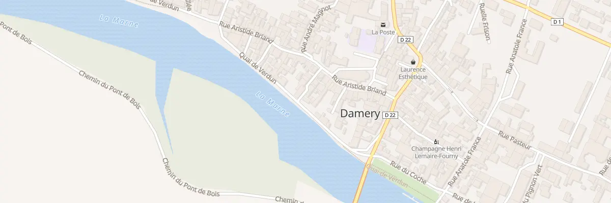 Plan du 12 Quai de Verdun à Damery