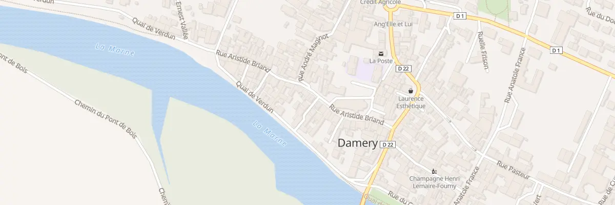 Plan du 2 Rue du Trou Canot à Damery
