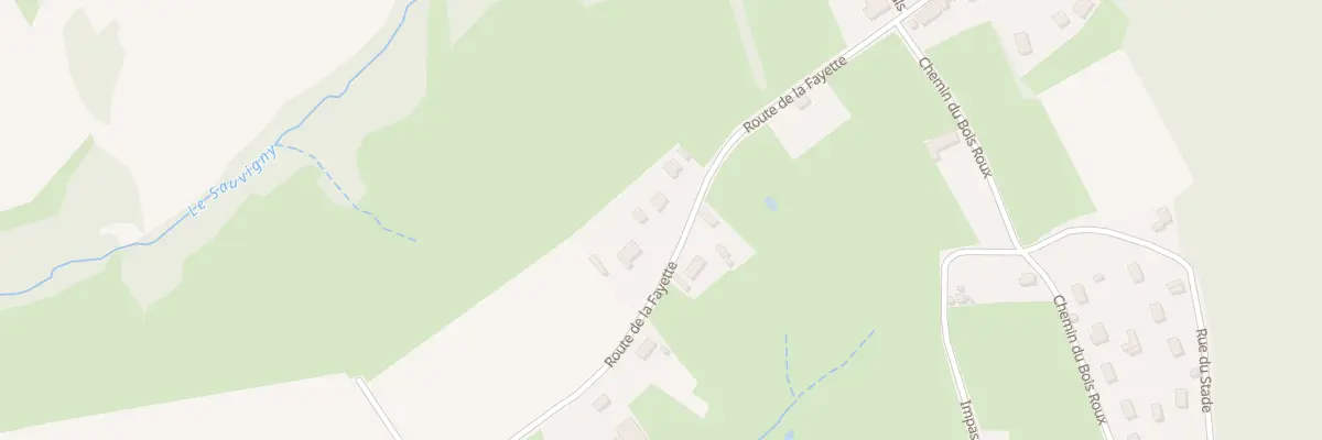 Plan du 6 Rte de la Fayette à Chalmoux