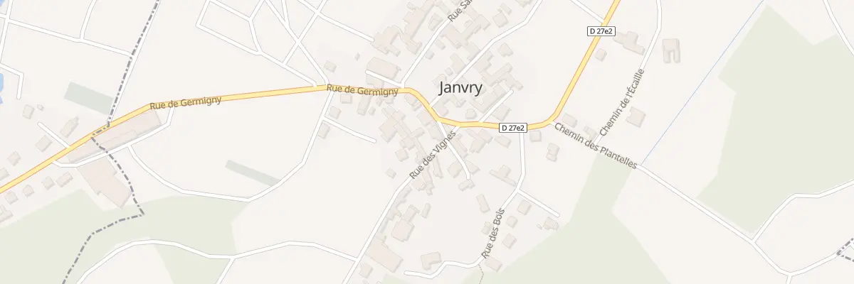 Plan du 2 Rue des Vignes à Janvry