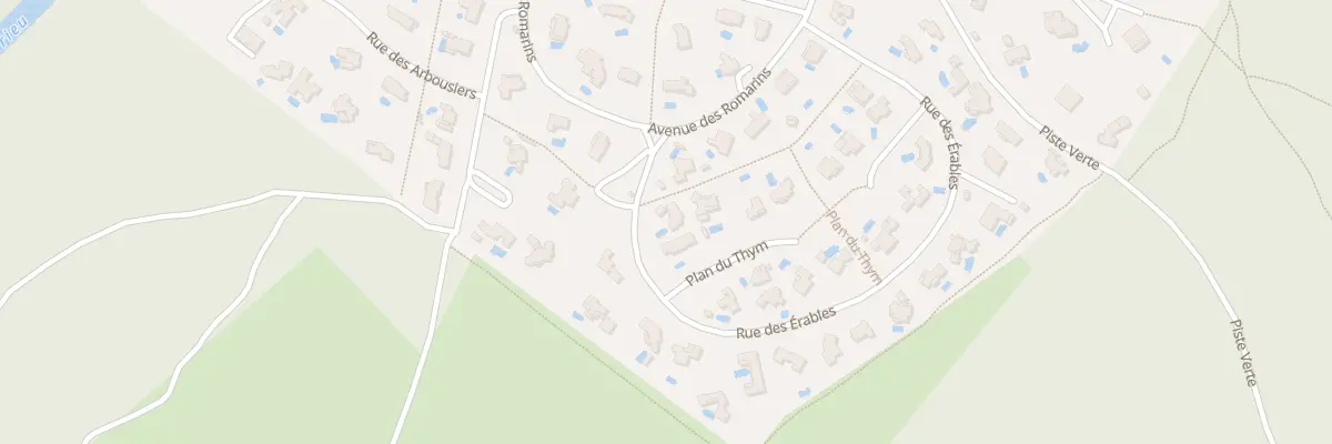 Plan du 3 Rue des Erables à Saint-Mathieu-de-Tréviers