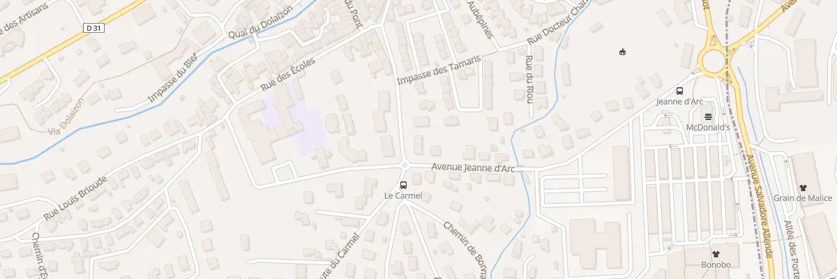 Plan du 29 Rue St Benoit à Blavozy