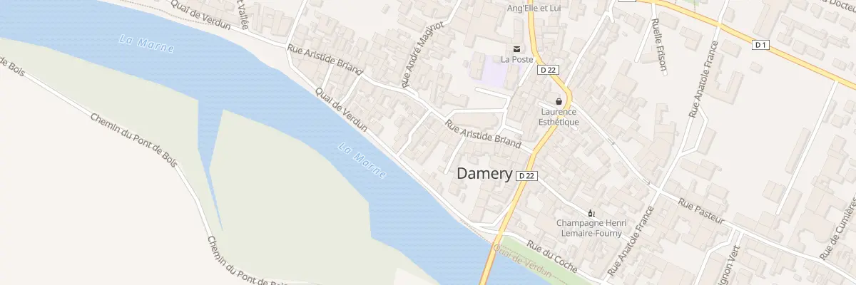 Plan du 31 Rue Aristide Briand à Damery