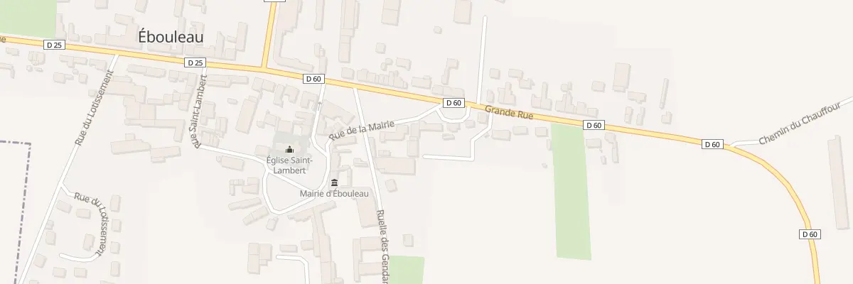 Plan du 40 Gr Gde Rue à Ébouleau