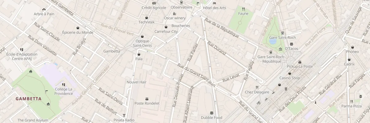 Plan du 10 Rue Parlier à Montpellier