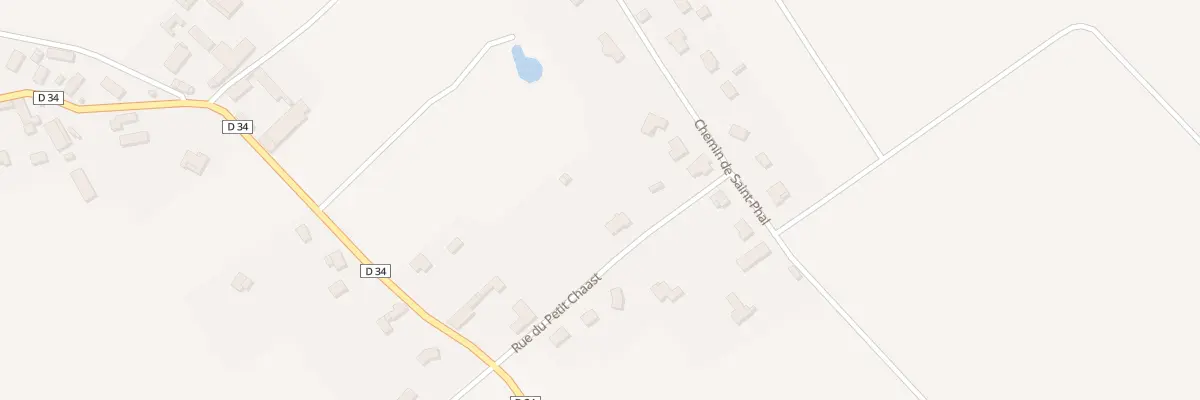 Plan du 7 Rue du Petit Chaast à Bucey-en-Othe
