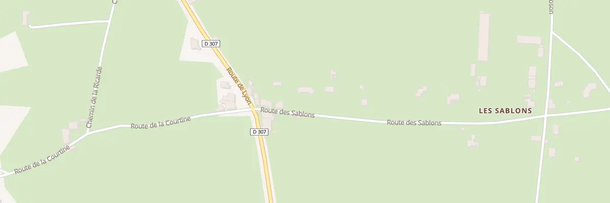 Plan du 71 Rte des Sablons à La Pacaudière