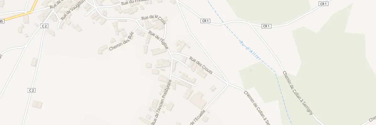 Plan du 4 Rue des Crouts à Collan