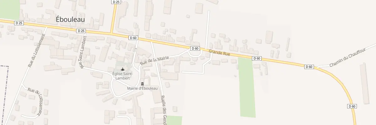 Plan du 40B La Grande Rue à Ébouleau
