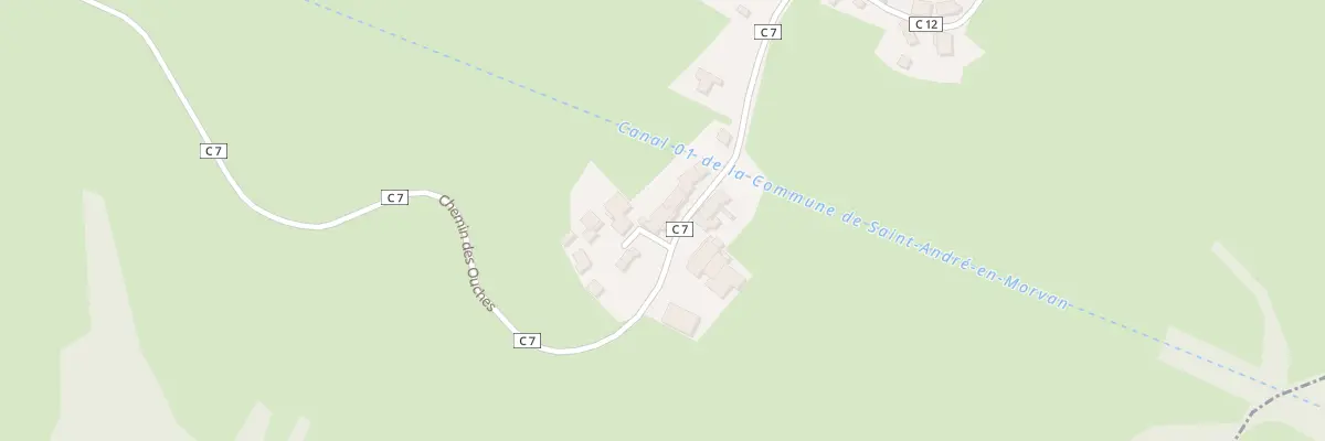 Plan du 5 Rte de Morlin à Saint-André-en-Morvan