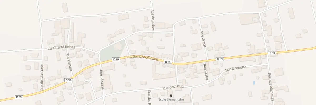 Plan du 22 Rue Saint Apollinaire à Broussy-le-Grand