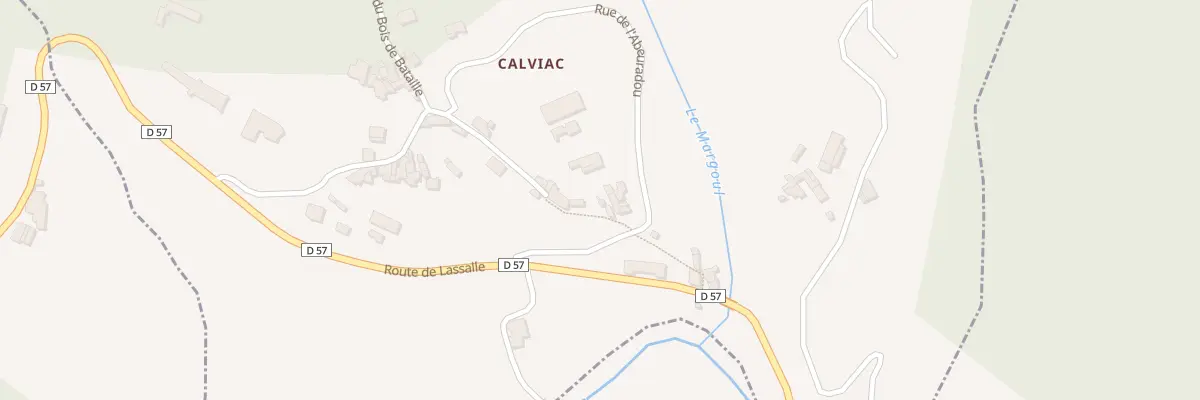 Plan du 5528 Calviac à Lasalle