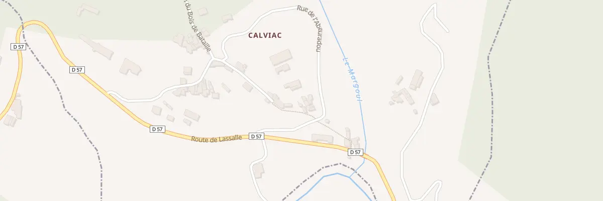 Plan du 5529 Calviac à Lasalle