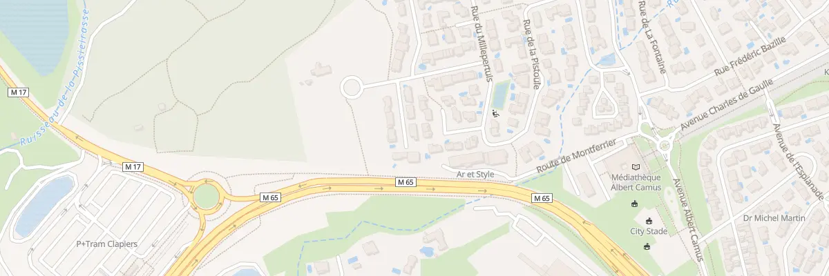 Plan du 5 Rue de l’Amandier à Clapiers