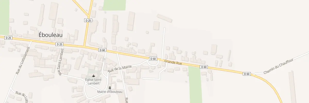 Plan du 45 Gr Gde Rue à Ébouleau