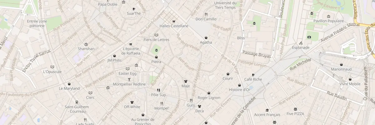 Plan du 7 Rue Cauzit à Montpellier