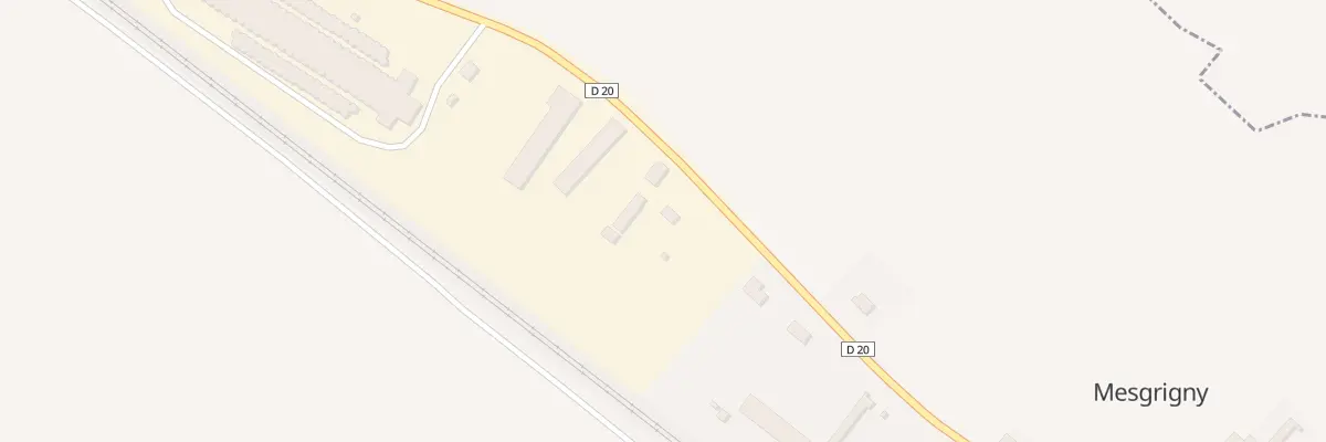 Plan du 13 Rte de Chatres à Mesgrigny