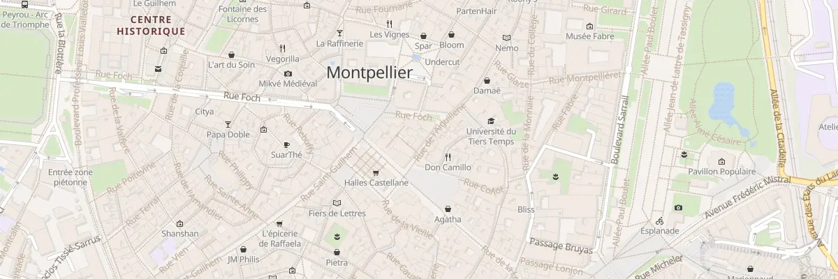 Plan du 5 Rue de l’Aiguillerie à Montpellier