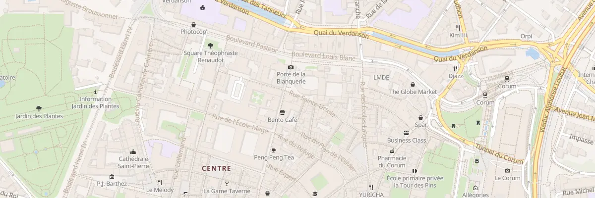 Plan du 35 Rue Sainte Ursule à Montpellier