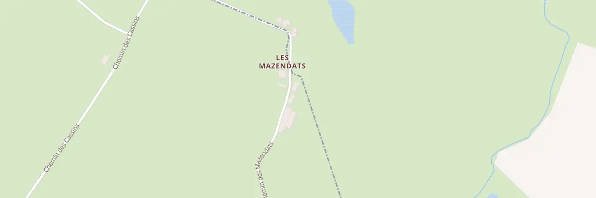 Plan du 365 Chem des Mazendats à Urbise