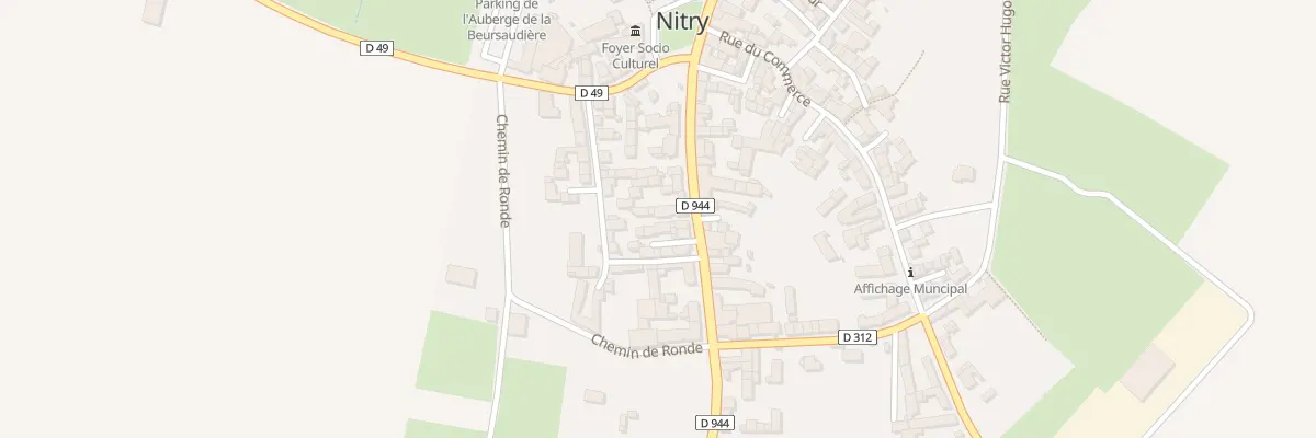 Plan du 28 Rue de la République à Nitry
