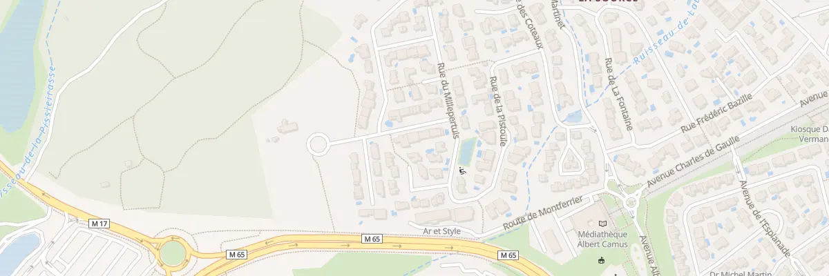 Plan du 5 Rue du Compagnon Blanc à Clapiers