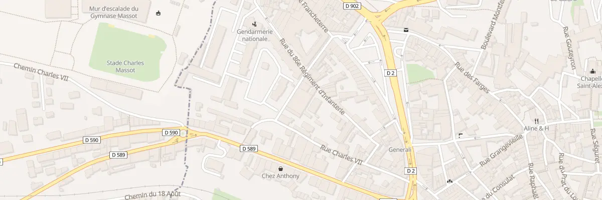 Plan du 11 Rue Duguesclin au Puy-en-Velay
