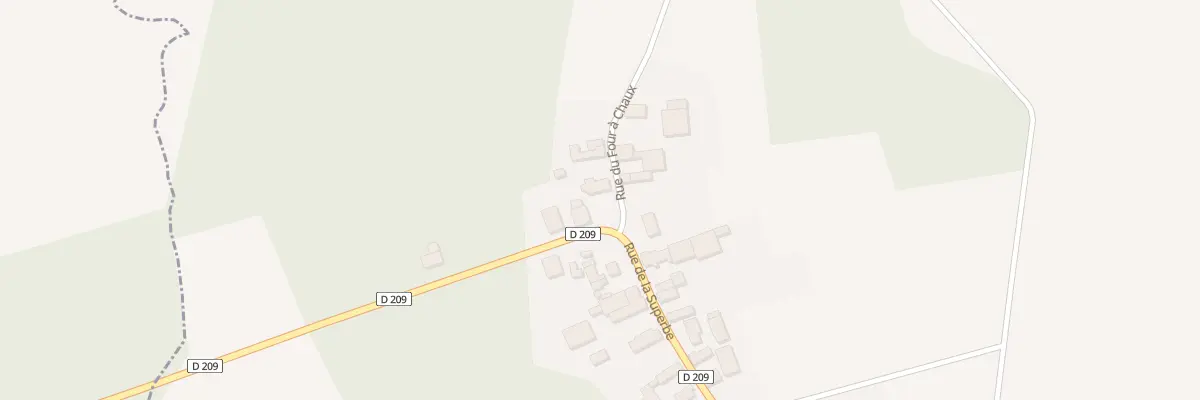 Plan du 1 Rue du Four a Chaux à Angluzelles-et-Courcelles