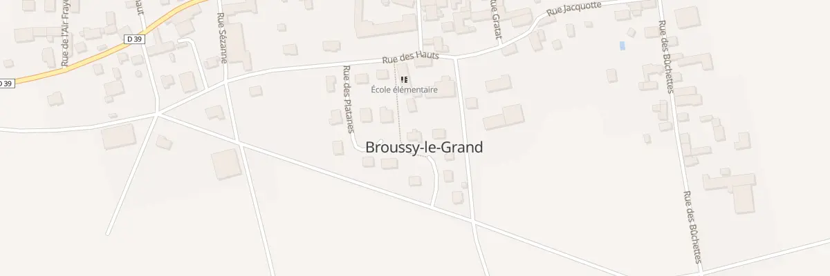 Plan du 10 Rue des Tilleuls à Broussy-le-Grand