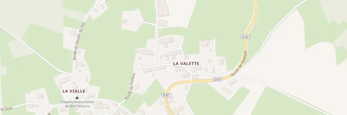 Plan du 5088 La Valette à Sauvessanges