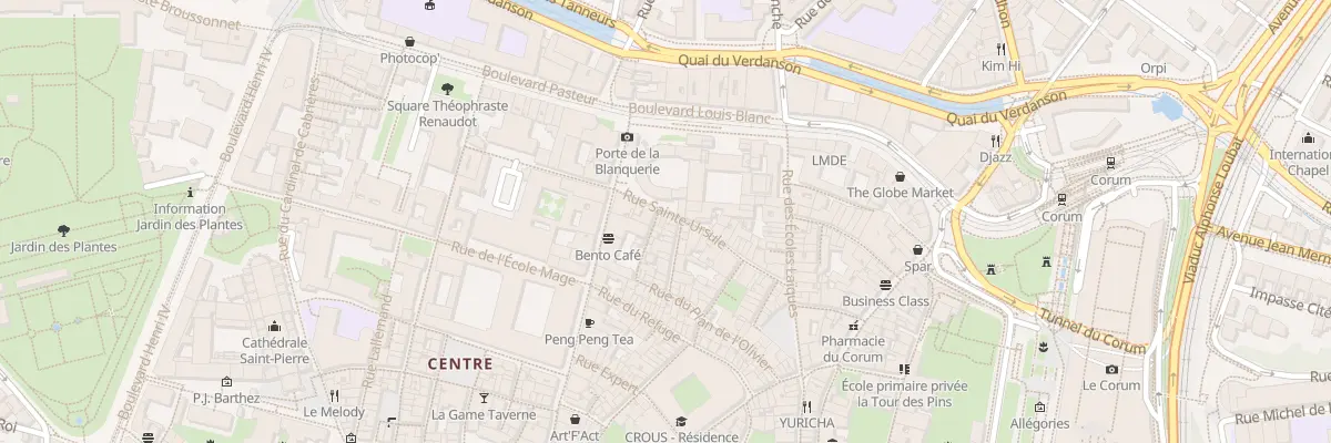 Plan du 31 Rue Sainte Ursule à Montpellier