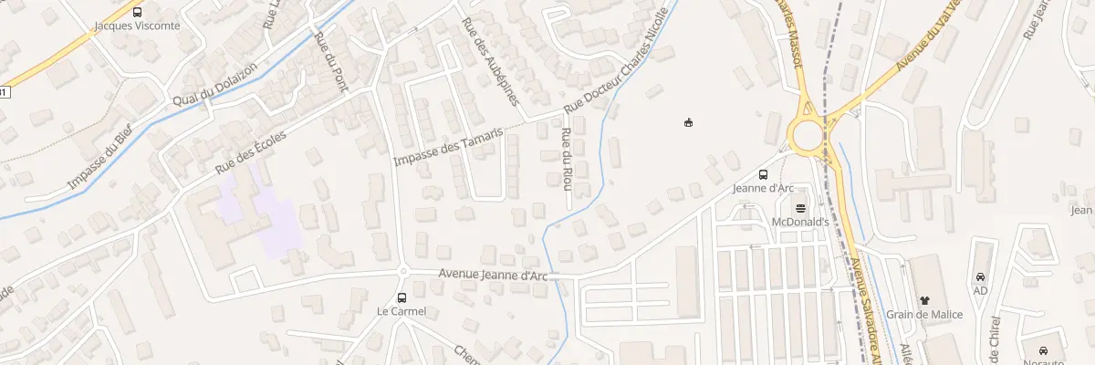 Plan du 6 Rue du Riou à Vals-près-le-Puy