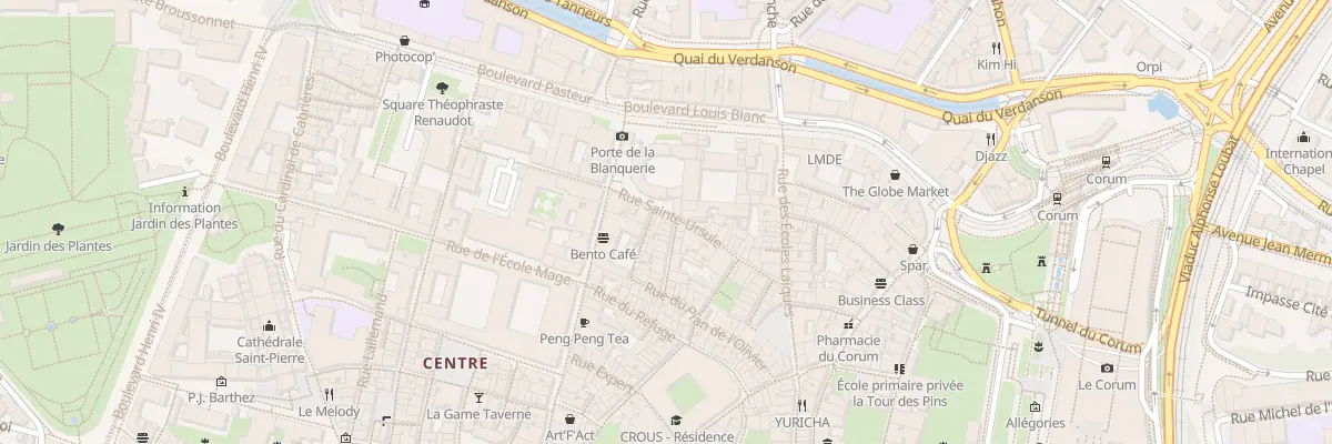 Plan du 29 Rue Sainte Ursule à Montpellier