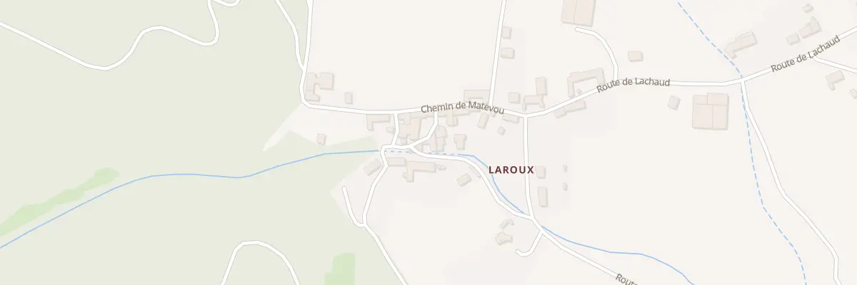 Plan du 5473 Laroue à Vorey