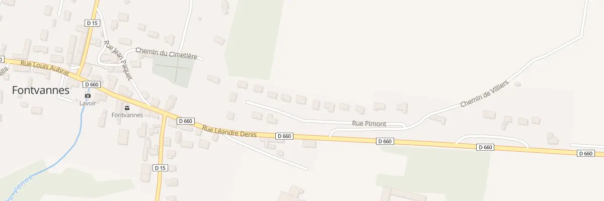 Plan du 16 Rue Pimont à Fontvannes