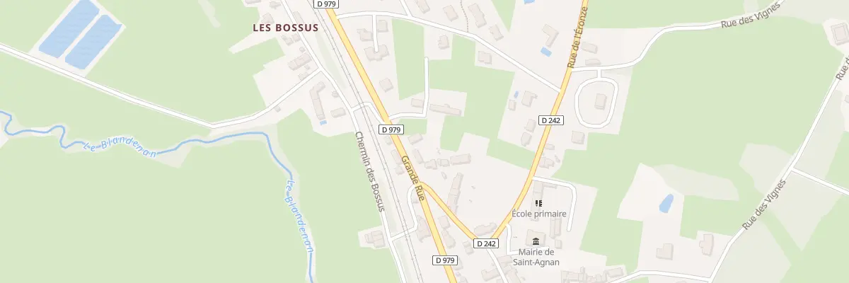 Plan du 30 Grande Rue à Saint-Agnan