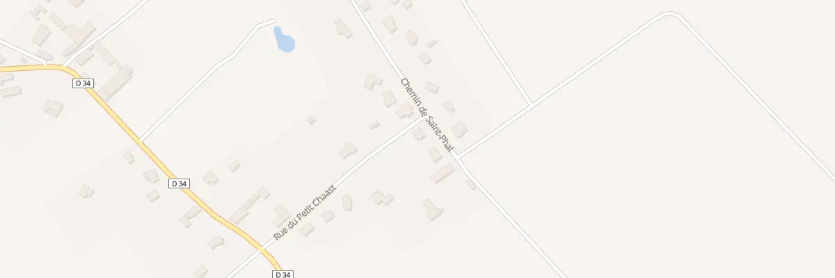 Plan du 14 Rue du Petit Chaast à Bucey-en-Othe