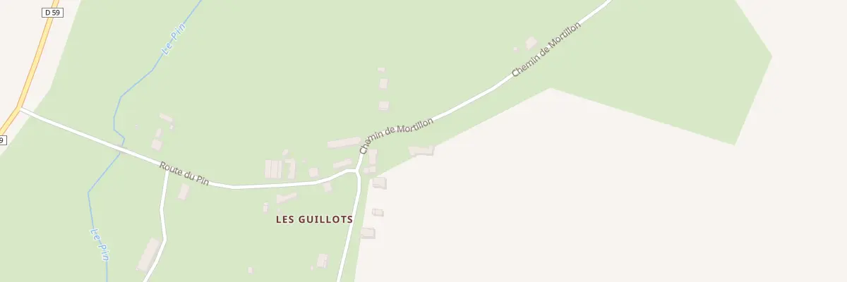 Plan du 10 Les Guillots à Coulanges