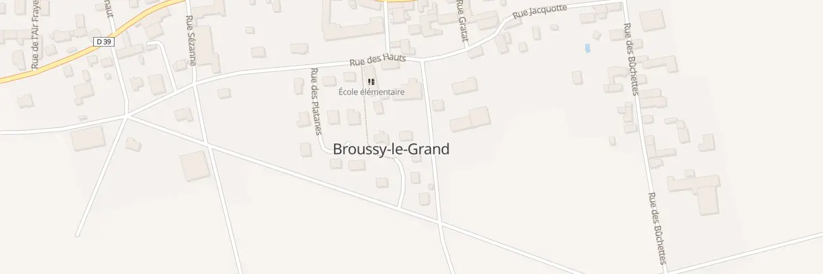 Plan du 8 Rue des Tilleuls à Broussy-le-Grand