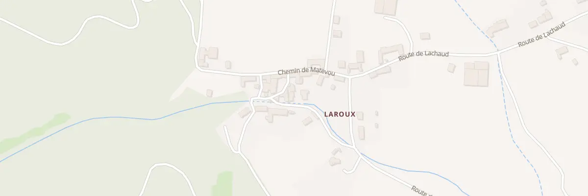 Plan du 12 Che du Lavoir à Vorey