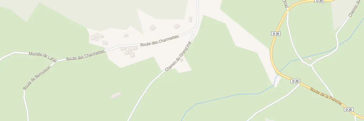Plan du 125 Che du Grand Pré à Saint-Marcel-d’Urfé